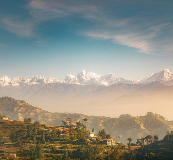 a beautiful village in nepal